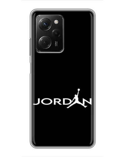 Чехол для Xiaomi POCO X5 Pro (5G) с картинкой «Jordan White Logo»