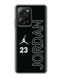 Чехол для Xiaomi POCO X5 Pro (5G) с картинкой «Jordan Vertical»