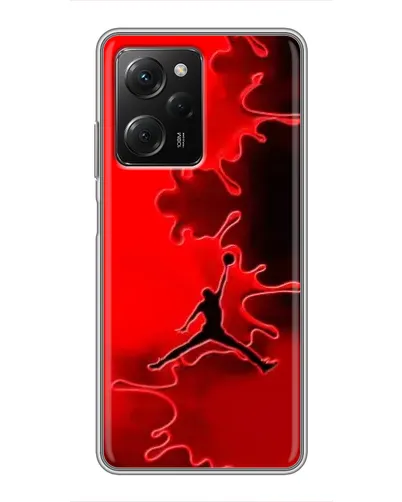 Чехол для Xiaomi POCO X5 Pro (5G) с картинкой «Jordan Red Smoke»