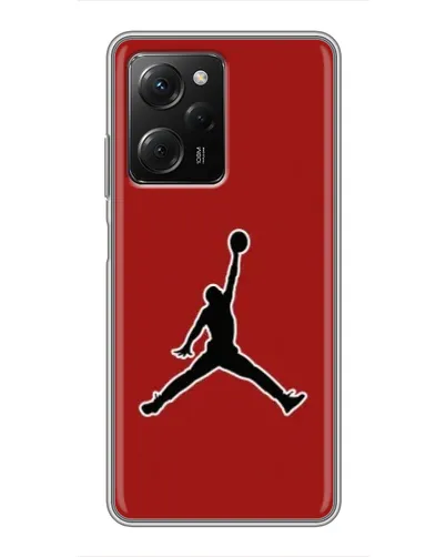 Чехол для Xiaomi POCO X5 Pro (5G) с картинкой «Jordan Red Back»
