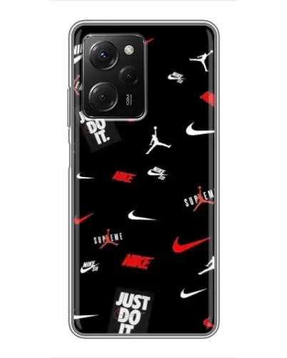 Чехол для Xiaomi POCO X5 Pro (5G) с картинкой «Nike Mix Pattern»