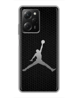 Чехол для Xiaomi POCO X5 Pro (5G) с картинкой «Jordan Dark Carbon»