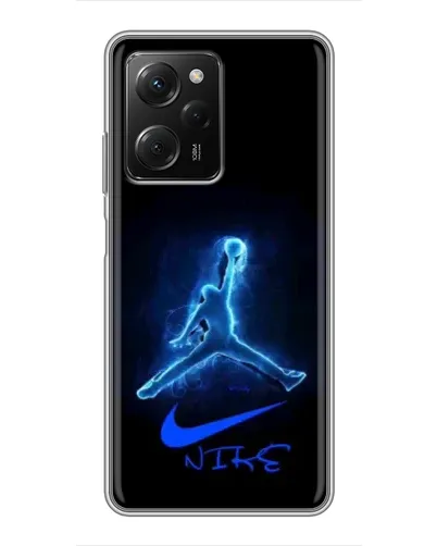 Чехол для Xiaomi POCO X5 Pro (5G) с картинкой «Jordan Neon Blue»