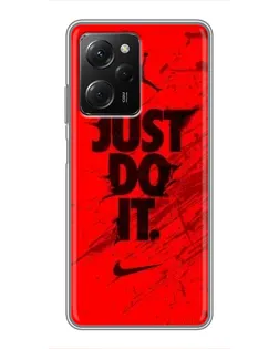 Чехол для Xiaomi POCO X5 Pro (5G) с картинкой «Nike Just Do It»