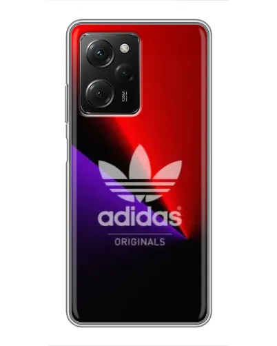 Чехол для Xiaomi POCO X5 Pro (5G) с картинкой «Adidas Red Neon»