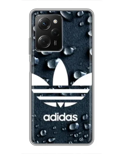 Чехол для Xiaomi POCO X5 Pro (5G) с картинкой «Adidas Trefoil Blue»