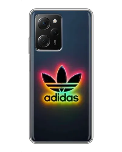 Чехол для Xiaomi POCO X5 Pro (5G) с картинкой «Неоновый Adidas»