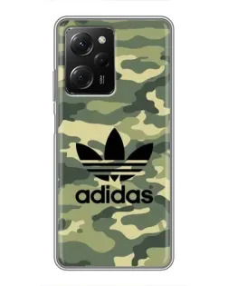 Чехол для Xiaomi POCO X5 Pro (5G) с картинкой «Милитари стиль Adidas» Чехол для Xiaomi POCO X5 Pro (5G) с картинкой «Милитари стиль Adidas»