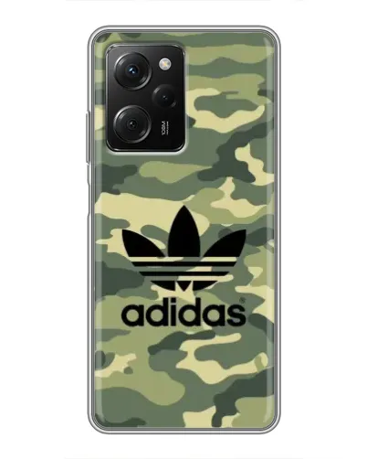 Чехол для Xiaomi POCO X5 Pro (5G) с картинкой «Милитари стиль Adidas»