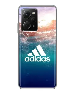 Чехол для Xiaomi POCO X5 Pro (5G) с картинкой «Океанская глубина адидас» Чехол для Xiaomi POCO X5 Pro (5G) с картинкой «Океанская глубина адидас»