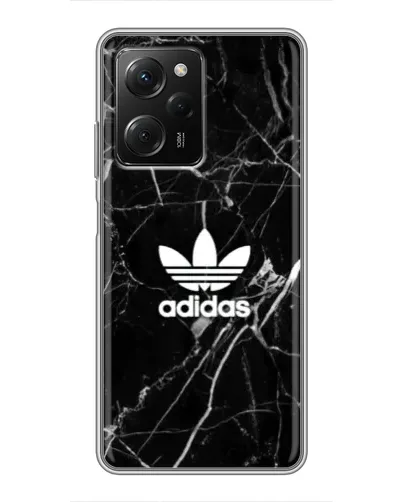 Чехол для Xiaomi POCO X5 Pro (5G) с картинкой «Белый мрамор Adidas»