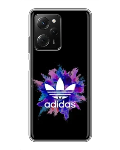 Чехол для Xiaomi POCO X5 Pro (5G) с картинкой «Взрыв красок Adidas»