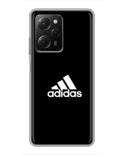 Чехол для Xiaomi POCO X5 Pro (5G) с картинкой «Черная классика Adidas»