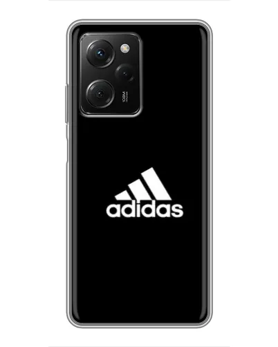 Чехол для Xiaomi POCO X5 Pro (5G) с картинкой «Черная классика Adidas»