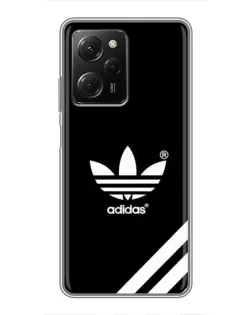 Чехол для Xiaomi POCO X5 Pro (5G) с картинкой «Adidas с диагональными полосами»