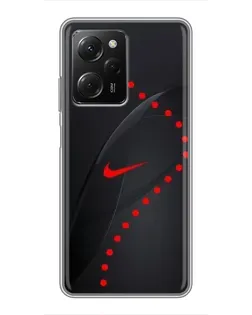Чехол для Xiaomi POCO X5 Pro (5G) с картинкой «Абстрактный дизайн Nike»