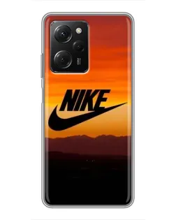 Чехол для Xiaomi POCO X5 Pro (5G) с картинкой «Nike — вечерний горизонт»
