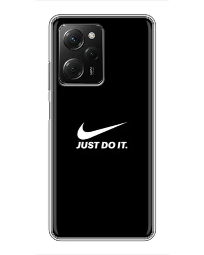 Чехол для Xiaomi POCO X5 Pro (5G) с картинкой «Минимализм от Nike»