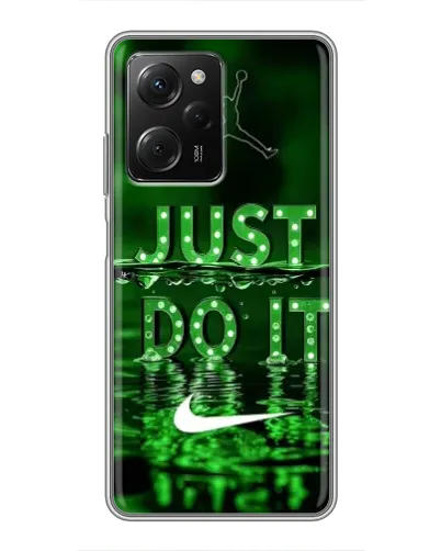 Чехол для Xiaomi POCO X5 Pro (5G) с картинкой «Зеленый неоновый Nike»