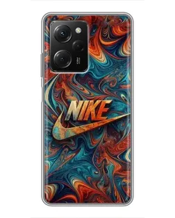 Чехол для Xiaomi POCO X5 Pro (5G) с картинкой «Nike в абстракции»