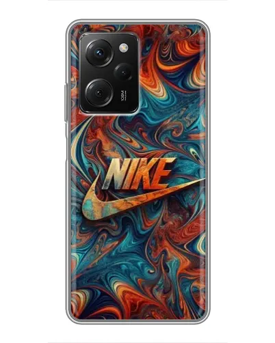 Чехол для Xiaomi POCO X5 Pro (5G) с картинкой «Nike в абстракции»