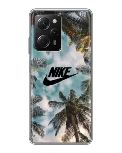 Чохол для Xiaomi POCO X5 Pro (5G) з картинкою «Тропічний принт Nike»