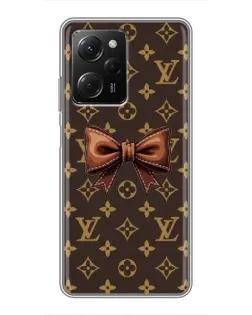 Чехол для Xiaomi POCO X5 Pro (5G) с картинкой «LV с бантом»