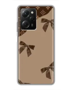 Чехол для Xiaomi POCO X5 Pro (5G) с картинкой «LV — кофейный атлас»