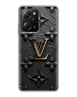 Чехол для Xiaomi POCO X5 Pro (5G) с картинкой «Кожаная текстура LV»