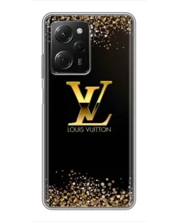 Чехол для Xiaomi POCO X5 Pro (5G) с картинкой «LV — золотые искры»