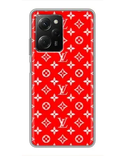 Чехол для Xiaomi POCO X5 Pro (5G) с картинкой «Яркий паттерн LV»