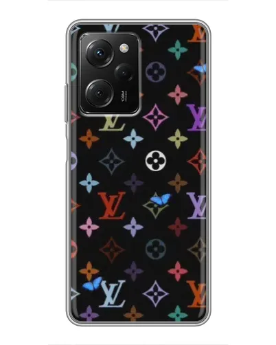 Чехол для Xiaomi POCO X5 Pro (5G) с картинкой «Цветная монограмма LV» Чехол для Xiaomi POCO X5 Pro (5G) с картинкой «Цветная монограмма LV»