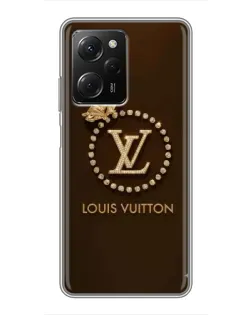 Чехол для Xiaomi POCO X5 Pro (5G) с картинкой «LV — золотая печать»