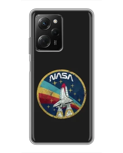 Чехол для Xiaomi POCO X5 Pro (5G) с картинкой «NASA — эмблема миссии» Чехол для Xiaomi POCO X5 Pro (5G) с картинкой «NASA — эмблема миссии»