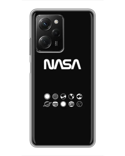 Чехол для Xiaomi POCO X5 Pro (5G) с картинкой «NASA — технический принт» Чехол для Xiaomi POCO X5 Pro (5G) с картинкой «NASA — технический принт»