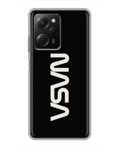 Чехол для Xiaomi POCO X5 Pro (5G) с картинкой «NASA — вертикальный логотип» Чехол для Xiaomi POCO X5 Pro (5G) с картинкой «NASA — вертикальный логотип»