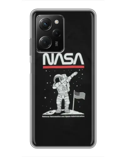 Чехол для Xiaomi POCO X5 Pro (5G) с картинкой «NASA — шагаем по Луне» Чехол для Xiaomi POCO X5 Pro (5G) с картинкой «NASA — шагаем по Луне»
