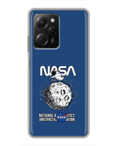 Чехол для Xiaomi POCO X5 Pro (5G) с картинкой «NASA — лунная миссия» Чехол для Xiaomi POCO X5 Pro (5G) с картинкой «NASA — лунная миссия»