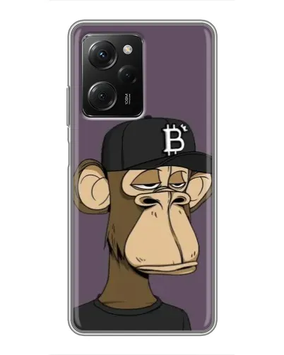 Чехол для Xiaomi POCO X5 Pro (5G) с картинкой «Bored Ape в кепке» Чехол для Xiaomi POCO X5 Pro (5G) с картинкой «Bored Ape в кепке»