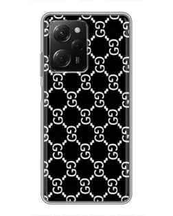 Чехол для Xiaomi POCO X5 Pro (5G) с картинкой «Gucci — сетчатый паттерн» Чехол для Xiaomi POCO X5 Pro (5G) с картинкой «Gucci — сетчатый паттерн»