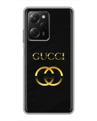Чехол для Xiaomi POCO X5 Pro (5G) с картинкой «Золотой логотип Gucci» Чехол для Xiaomi POCO X5 Pro (5G) с картинкой «Золотой логотип Gucci»