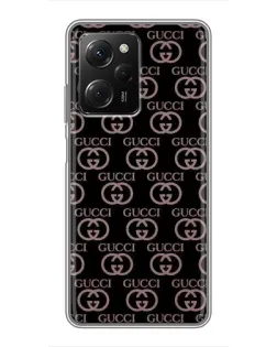 Чехол для Xiaomi POCO X5 Pro (5G) с картинкой «Классическая монограмма Gucci»