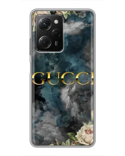 Чехол для Xiaomi POCO X5 Pro (5G) с картинкой «Абстрактные цветы Gucci» Чехол для Xiaomi POCO X5 Pro (5G) с картинкой «Абстрактные цветы Gucci»
