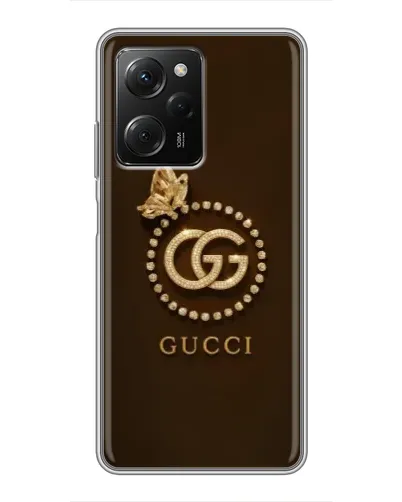 Чехол для Xiaomi POCO X5 Pro (5G) с картинкой «Gucci — золотая бабочка» Чехол для Xiaomi POCO X5 Pro (5G) с картинкой «Gucci — золотая бабочка»