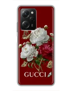 Чехол для Xiaomi POCO X5 Pro (5G) с картинкой «Gucci —  сад»