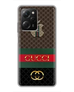 Чехол для Xiaomi POCO X5 Pro (5G) с картинкой «Gucci — брендированный десерт»