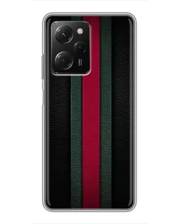 Чехол для Xiaomi POCO X5 Pro (5G) с картинкой «Gucci — неоновая линия»