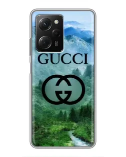 Чехол для Xiaomi POCO X5 Pro (5G) с картинкой «Gucci — горный пейзаж»