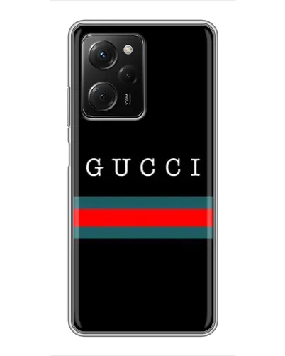 Чехол для Xiaomi POCO X5 Pro (5G) с картинкой «Gucci — красный пояс» Чехол для Xiaomi POCO X5 Pro (5G) с картинкой «Gucci — красный пояс»