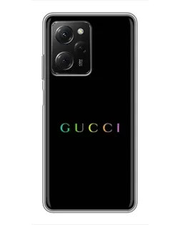 Чохол для Xiaomi POCO X5 Pro (5G) з картинкою «Gucci — неоновий мінімалізм»